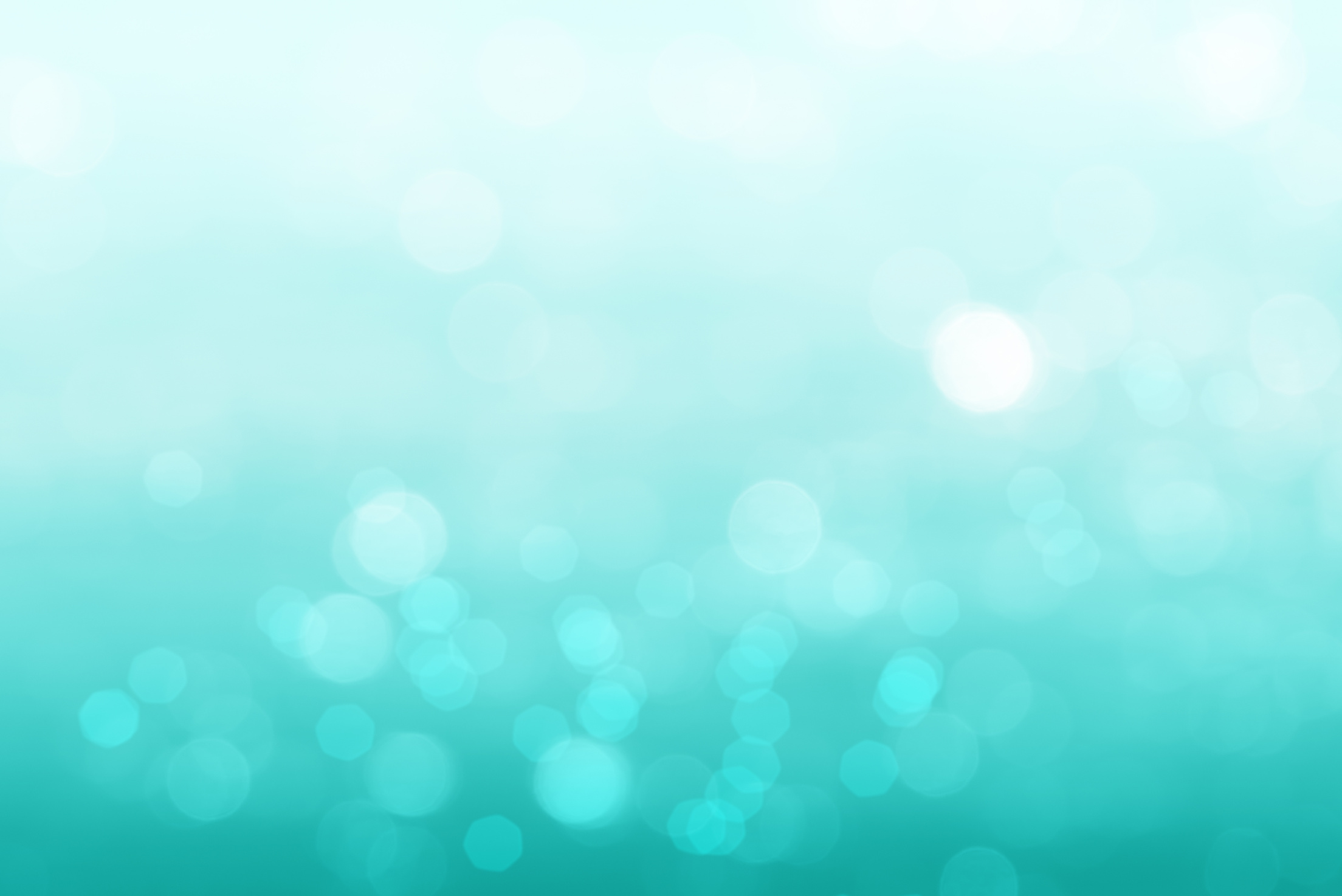 Turquoise Bokeh light